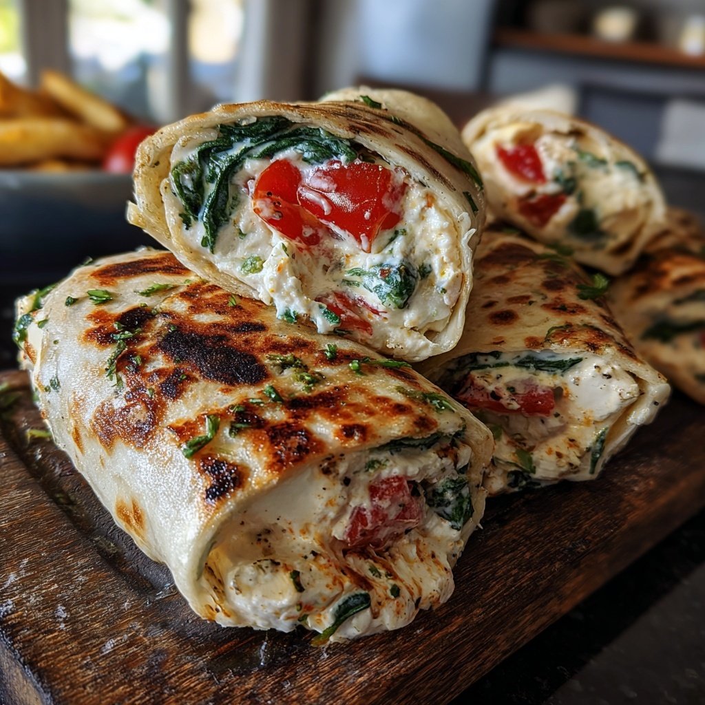 High Protein Cottage Cheese Wrap