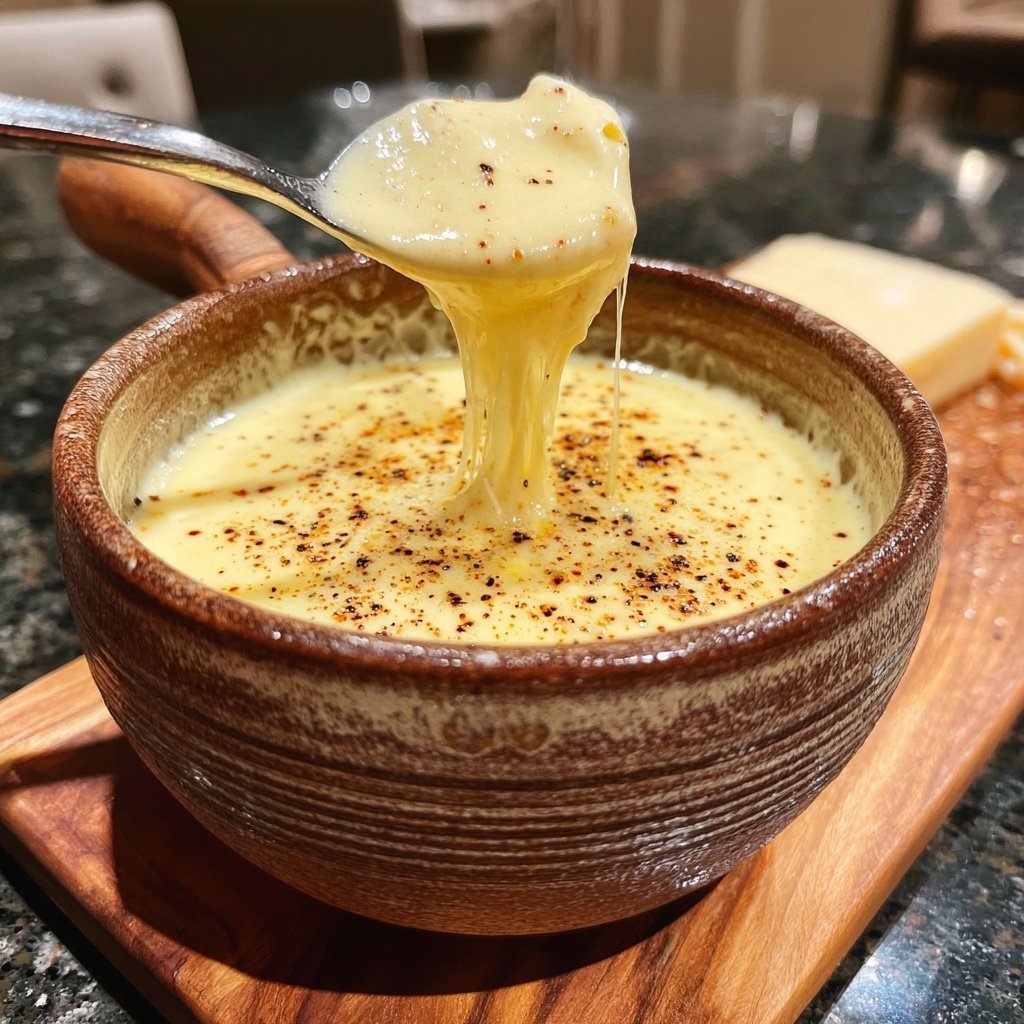 Fondue with Nutmeg and White Wine