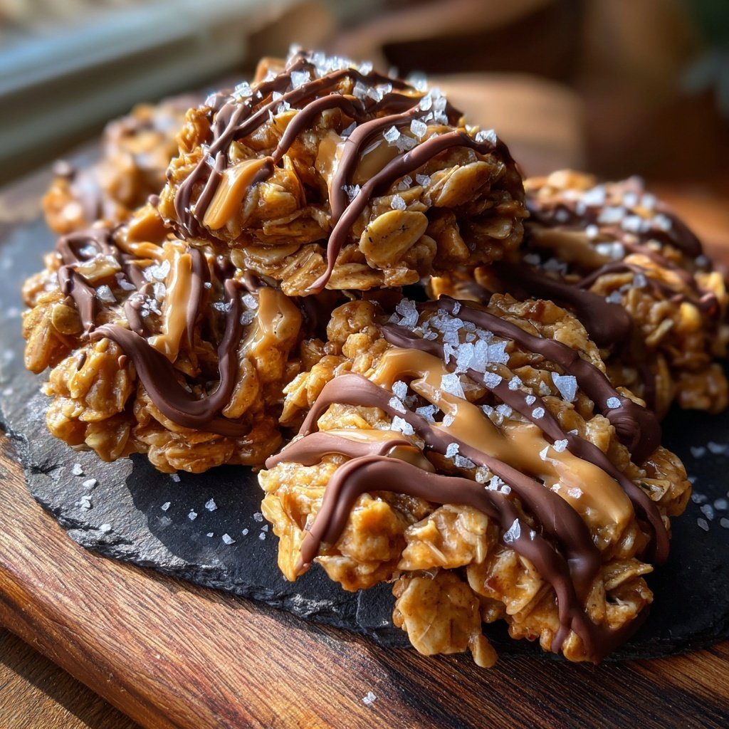 Healthy Peanut Butter Oat Clusters
