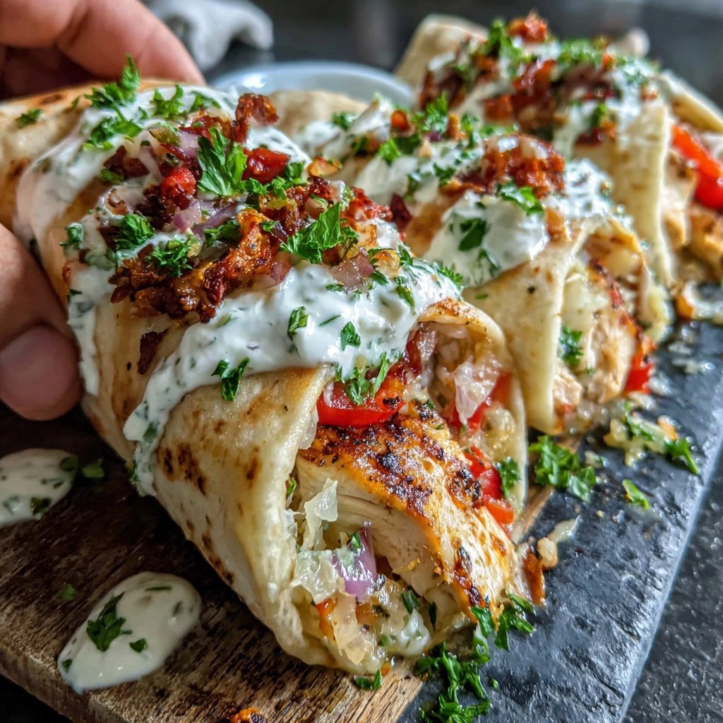 Rotisserie Chicken And Veggie Wraps