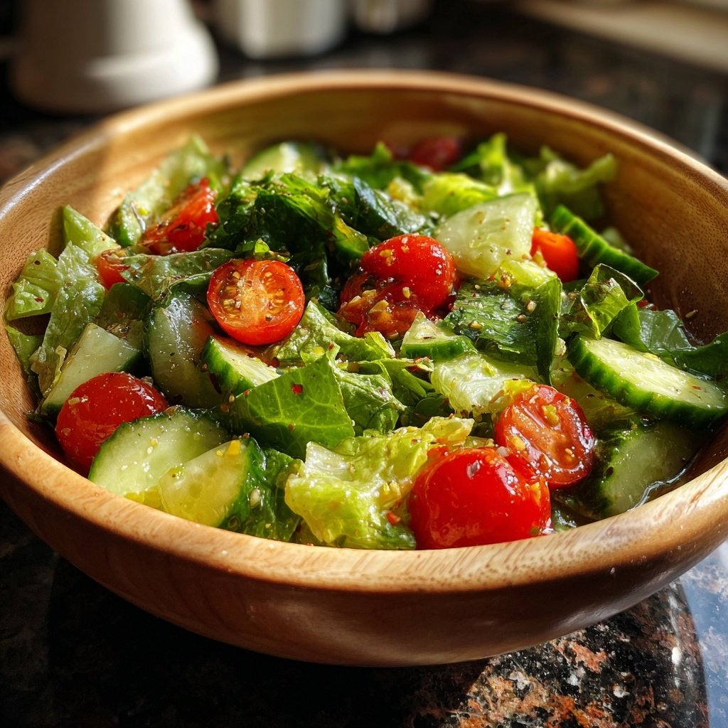 Celery Cucumber Crunch Salad