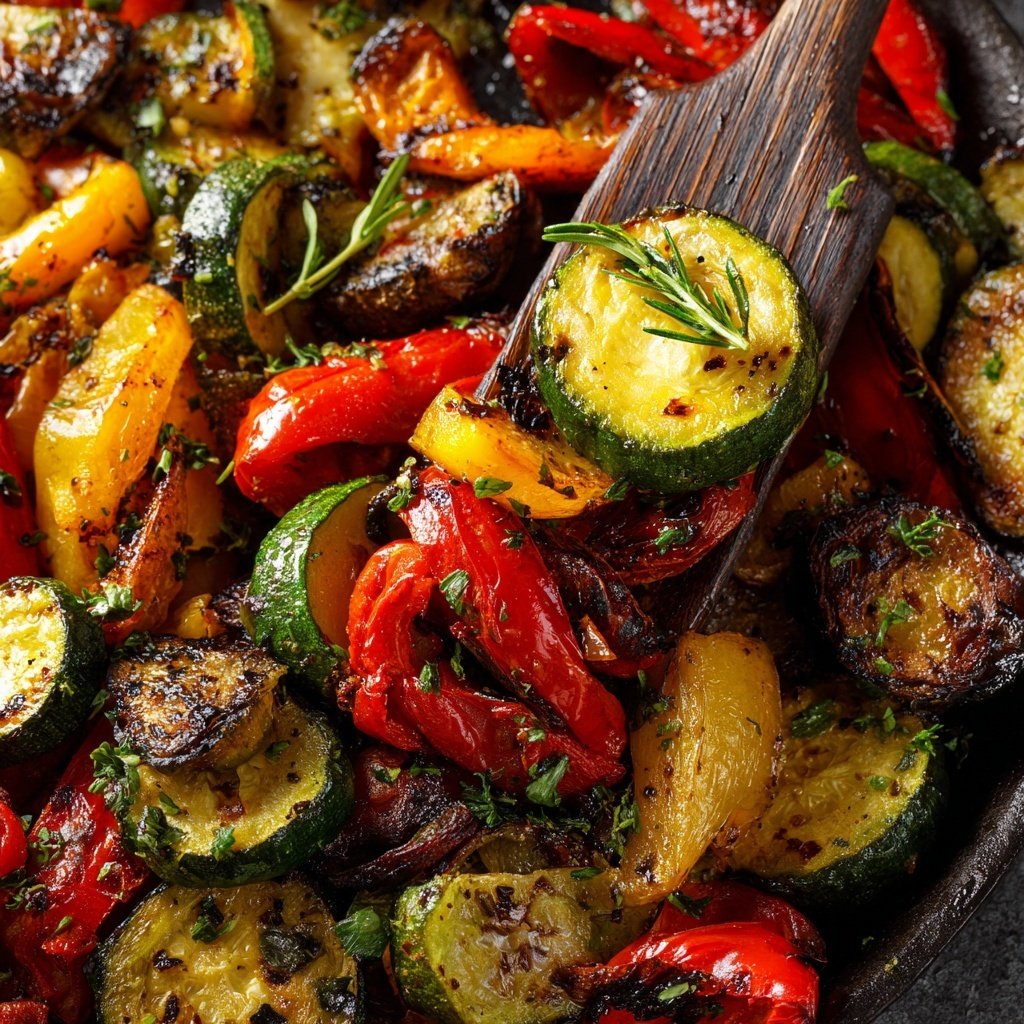 Garlic Herb Roasted Veggie Medley