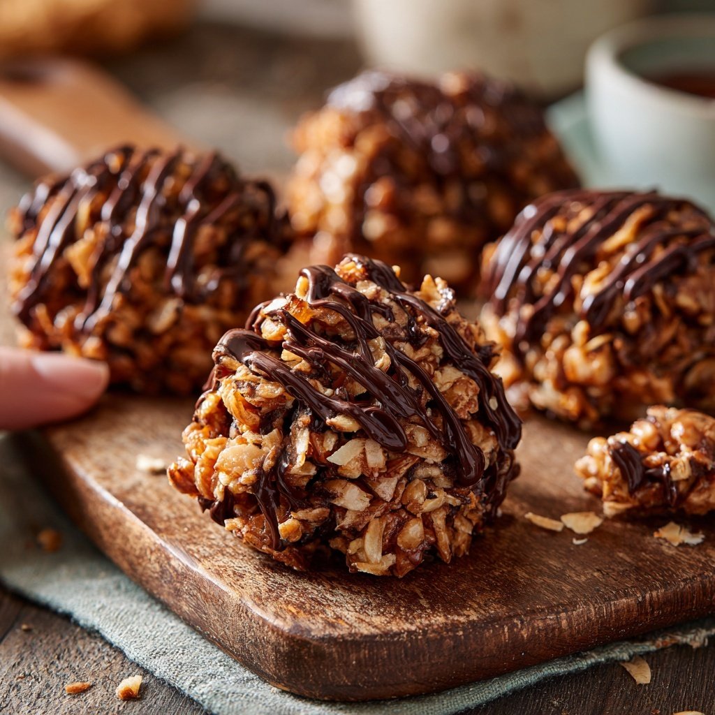 Coconut Chocolate Energy Clusters