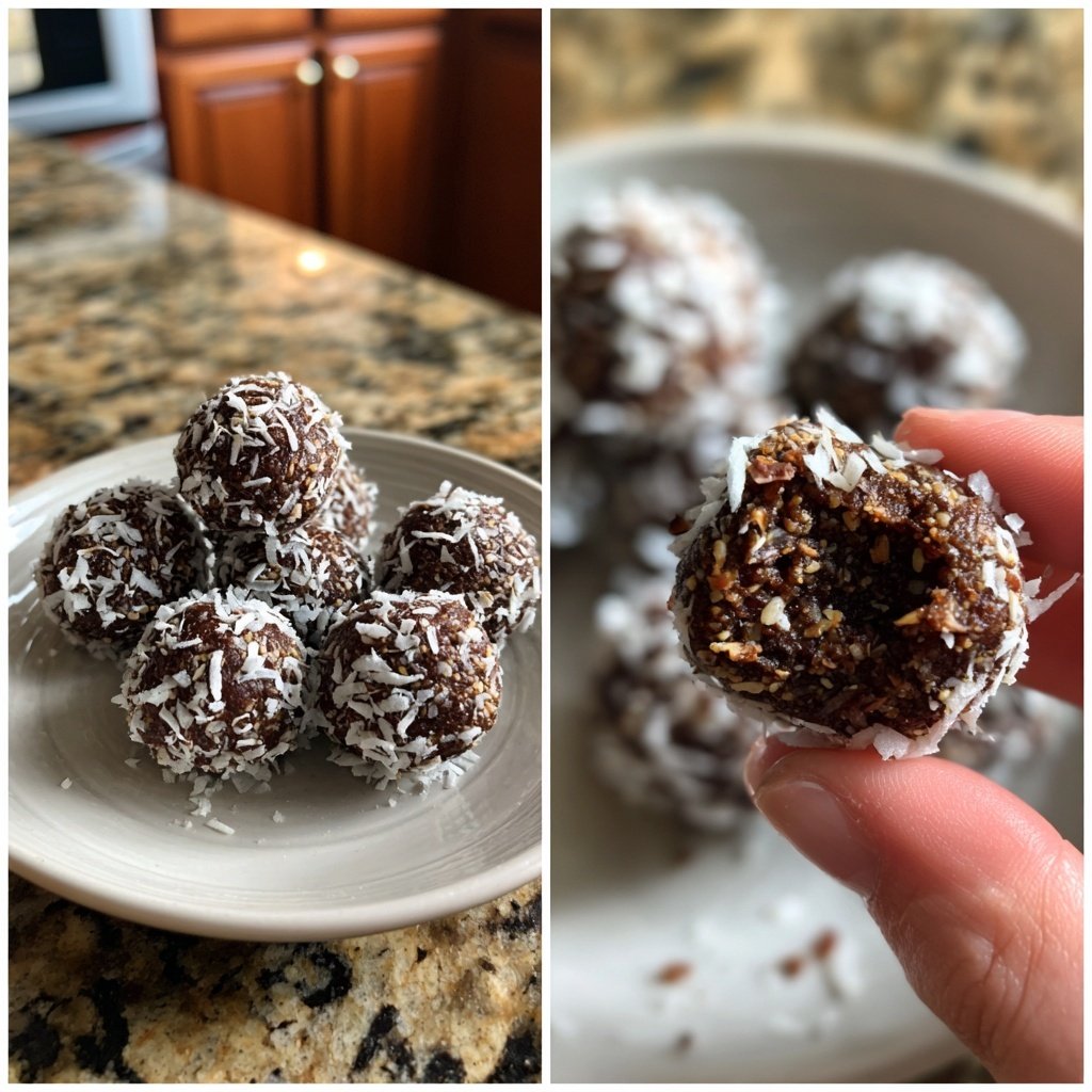 Chocolate Almond Coconut Bites