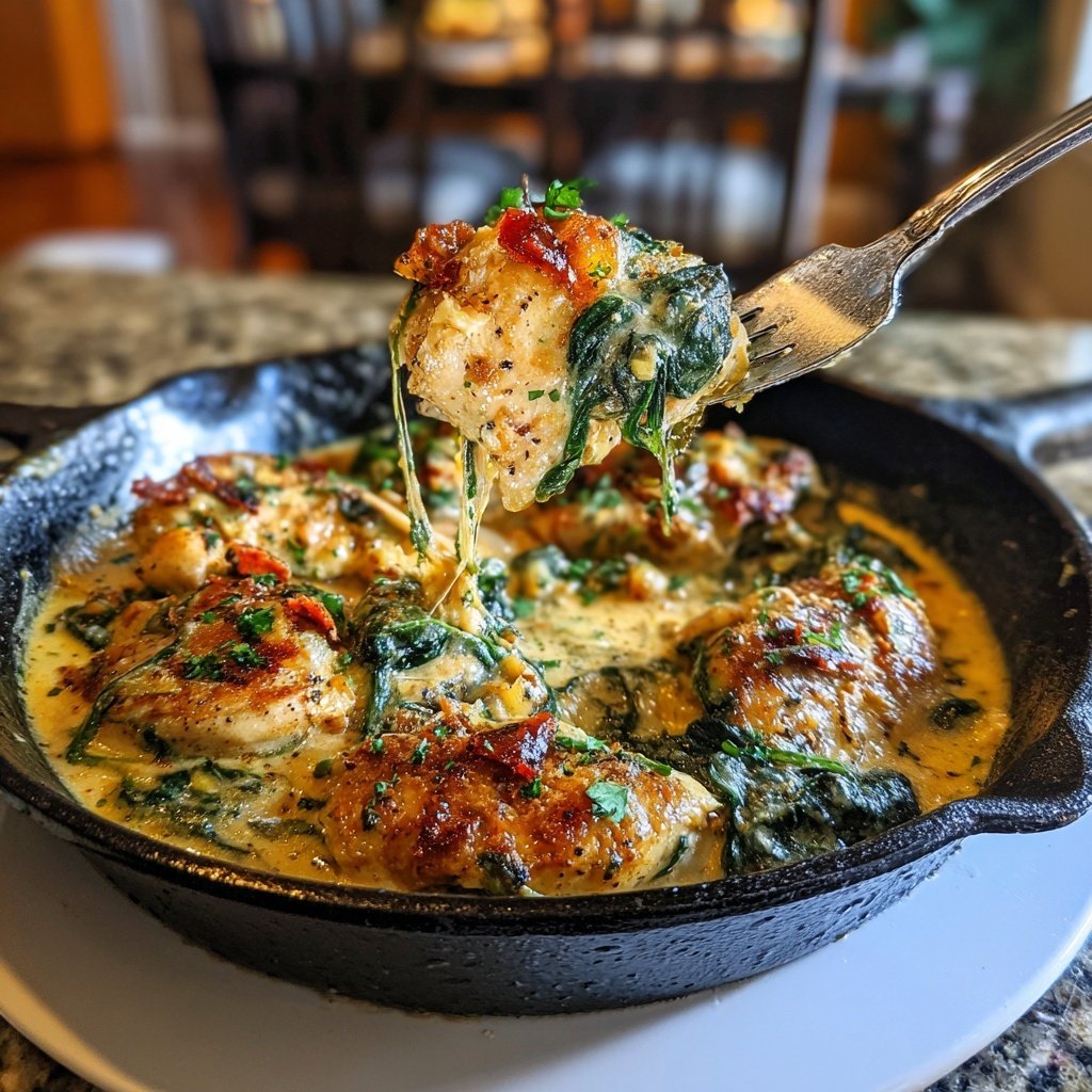 Creamy Tuscan Chicken Skillet