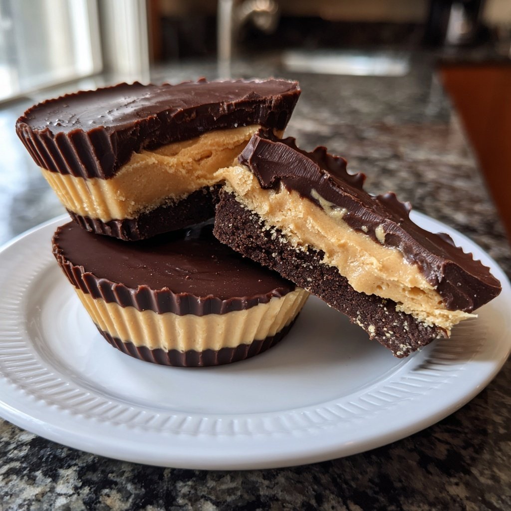 Homemade Reese’s Cups with Cashew Butter