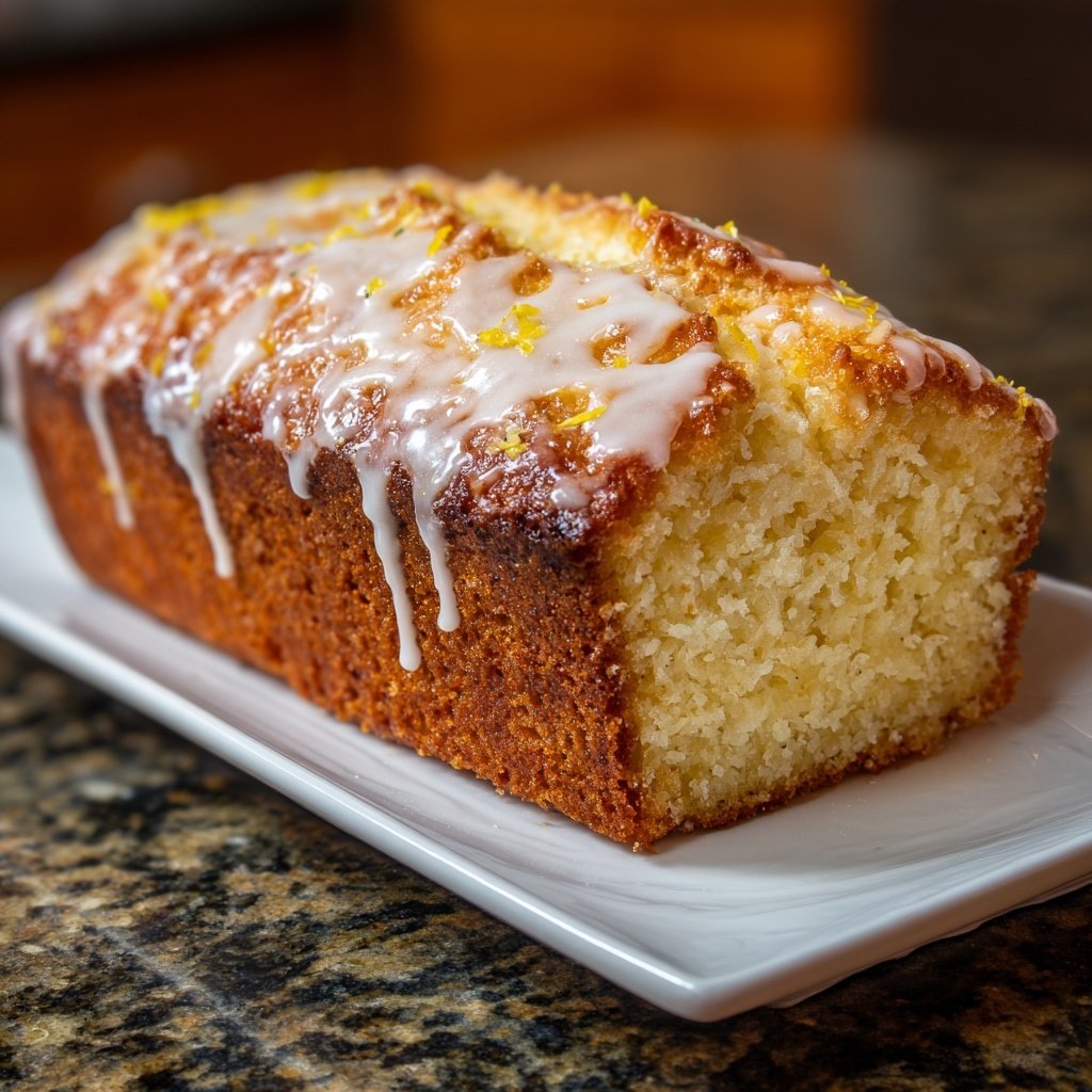 Cottage Cheese Lemon Loaf