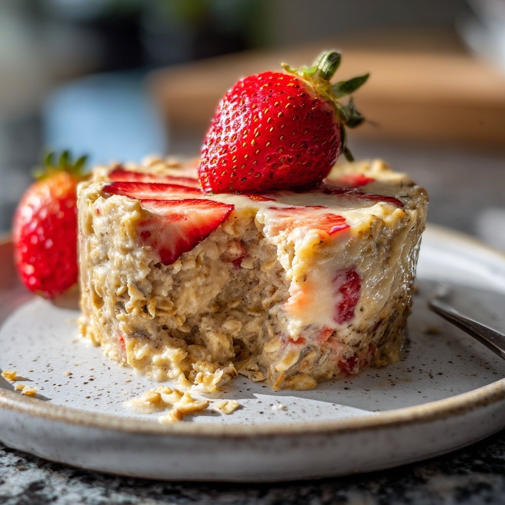 Strawberry Cheesecake Oatmeal