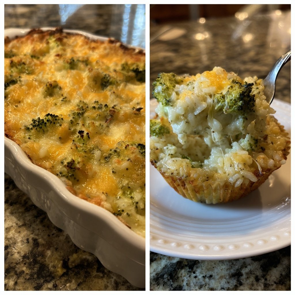 Sunday Baked Creamy Broccoli Rice