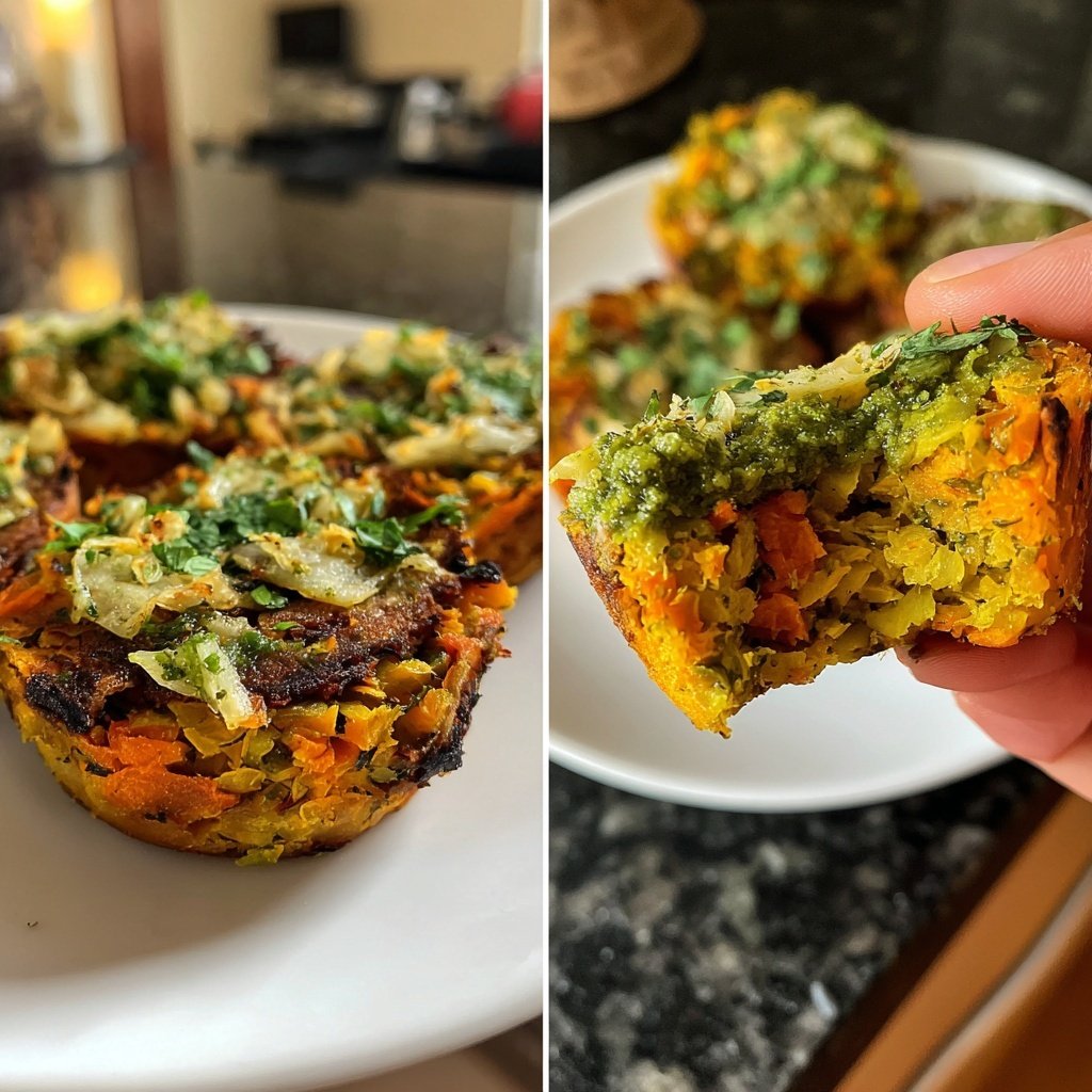 Veggie Sliders with Pesto Spread
