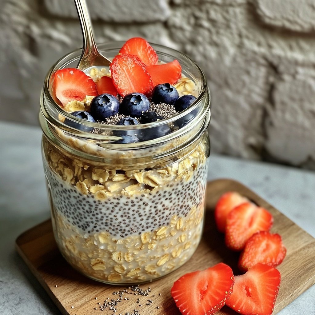 Overnight Oats with Simple Ingredients