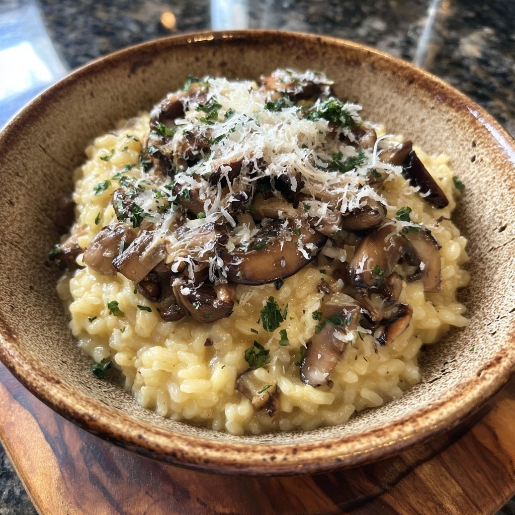 Creamy Mushroom Risotto
