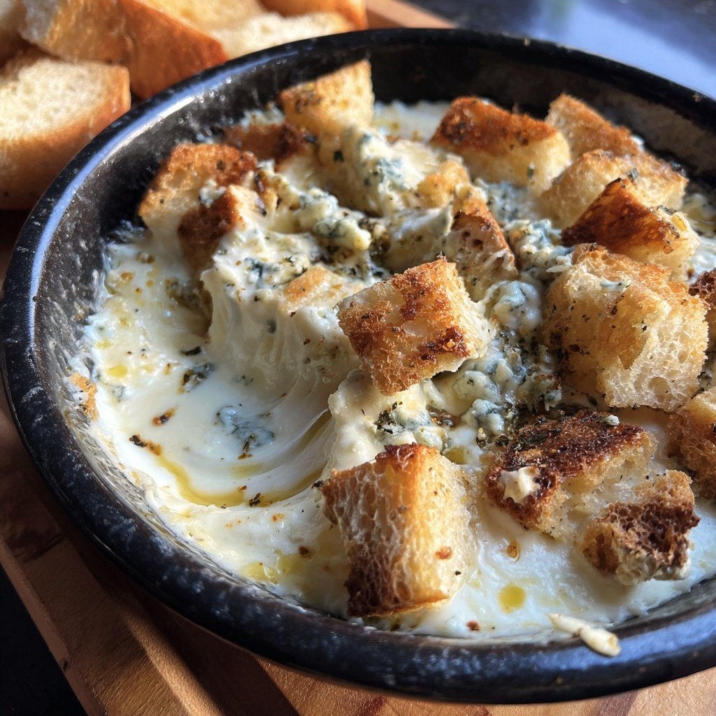 Fondue with Blue Cheese Blend