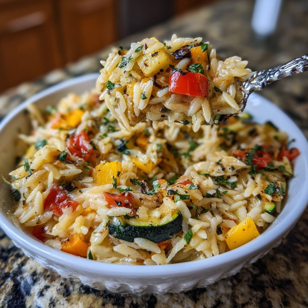Sunday Roasted Vegetable Orzo