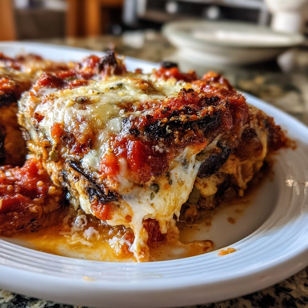 Baked Eggplant Tomato Ricotta Bake