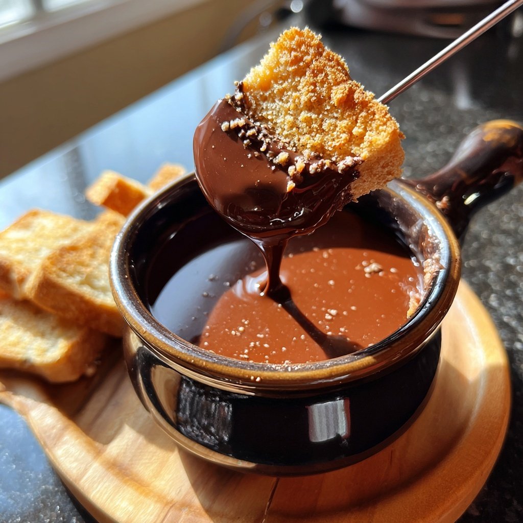 Fondue with Nutella